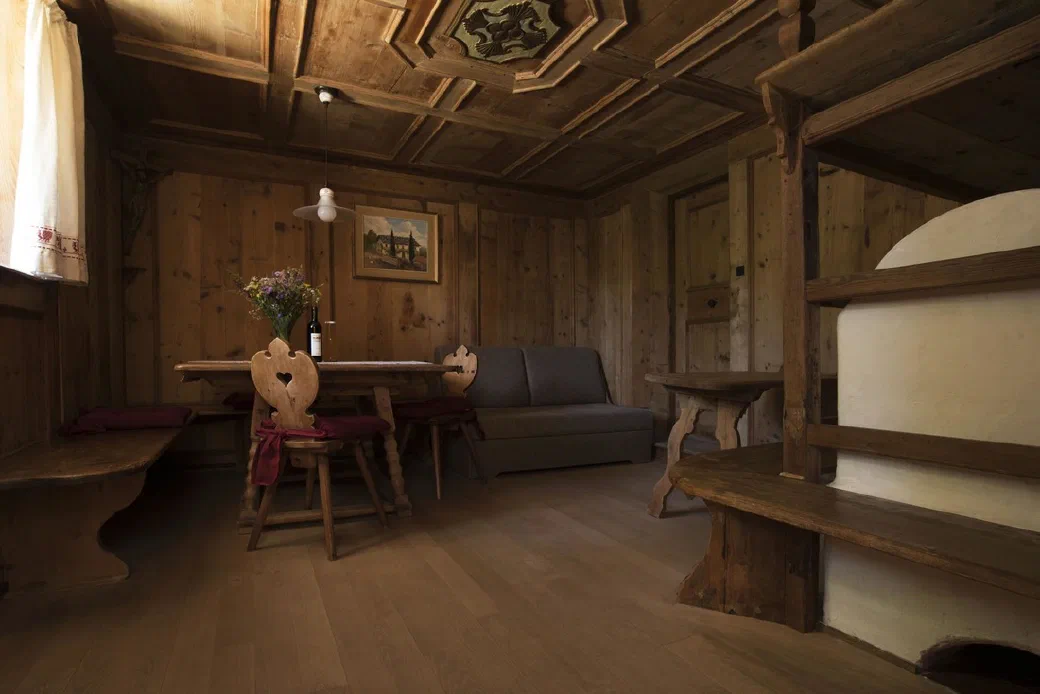 Historische Bauernstube der Ferienwohnung Historika