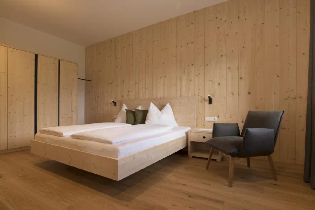 Schlafzimmer der Ferienwohnung Weingarten