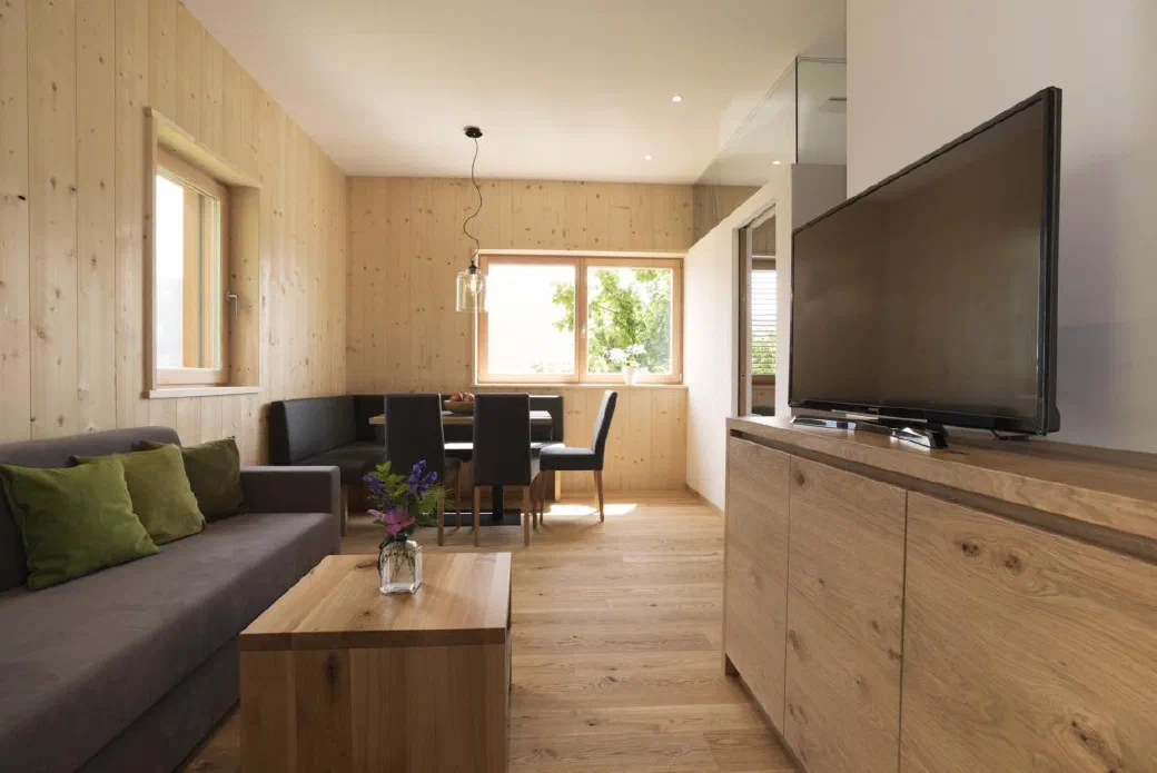 Wohnraum der Ferienwohnung Weingarten