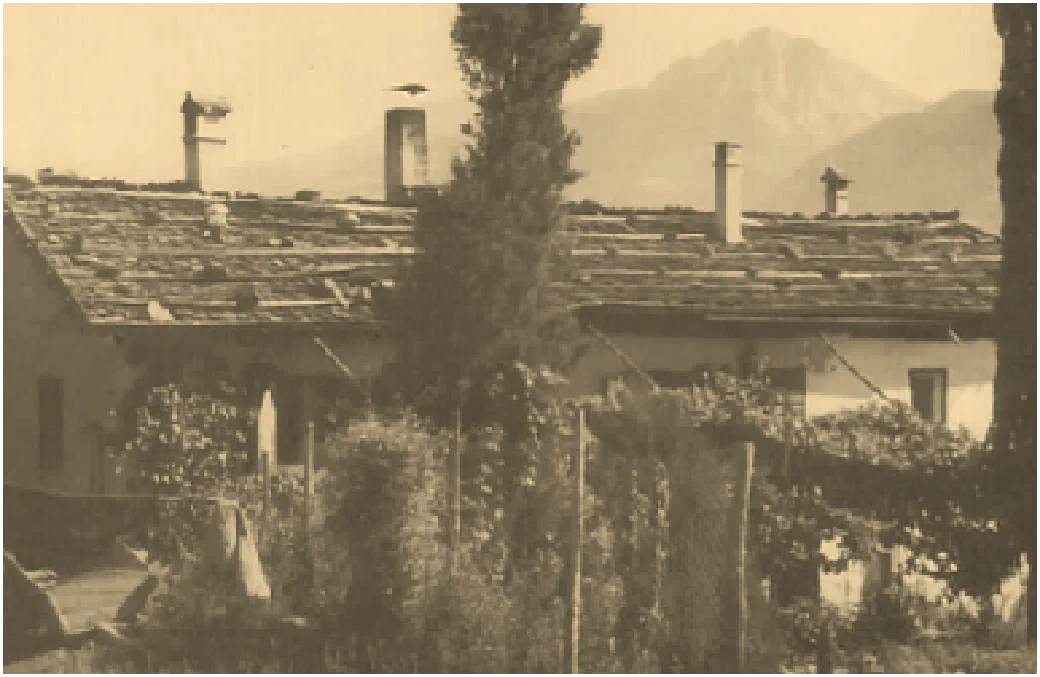 Foto storica del Greiterhof negli anni Trenta